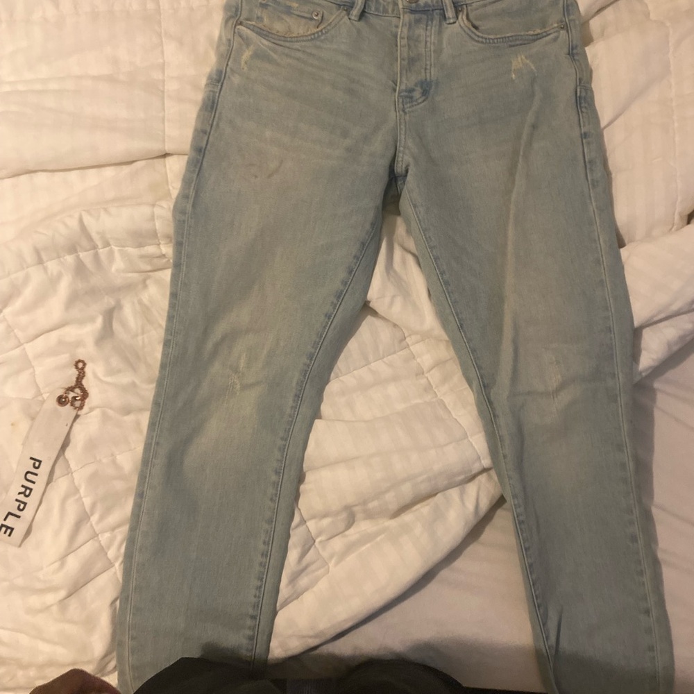 Men's Slim Fit Light Blue Jeans